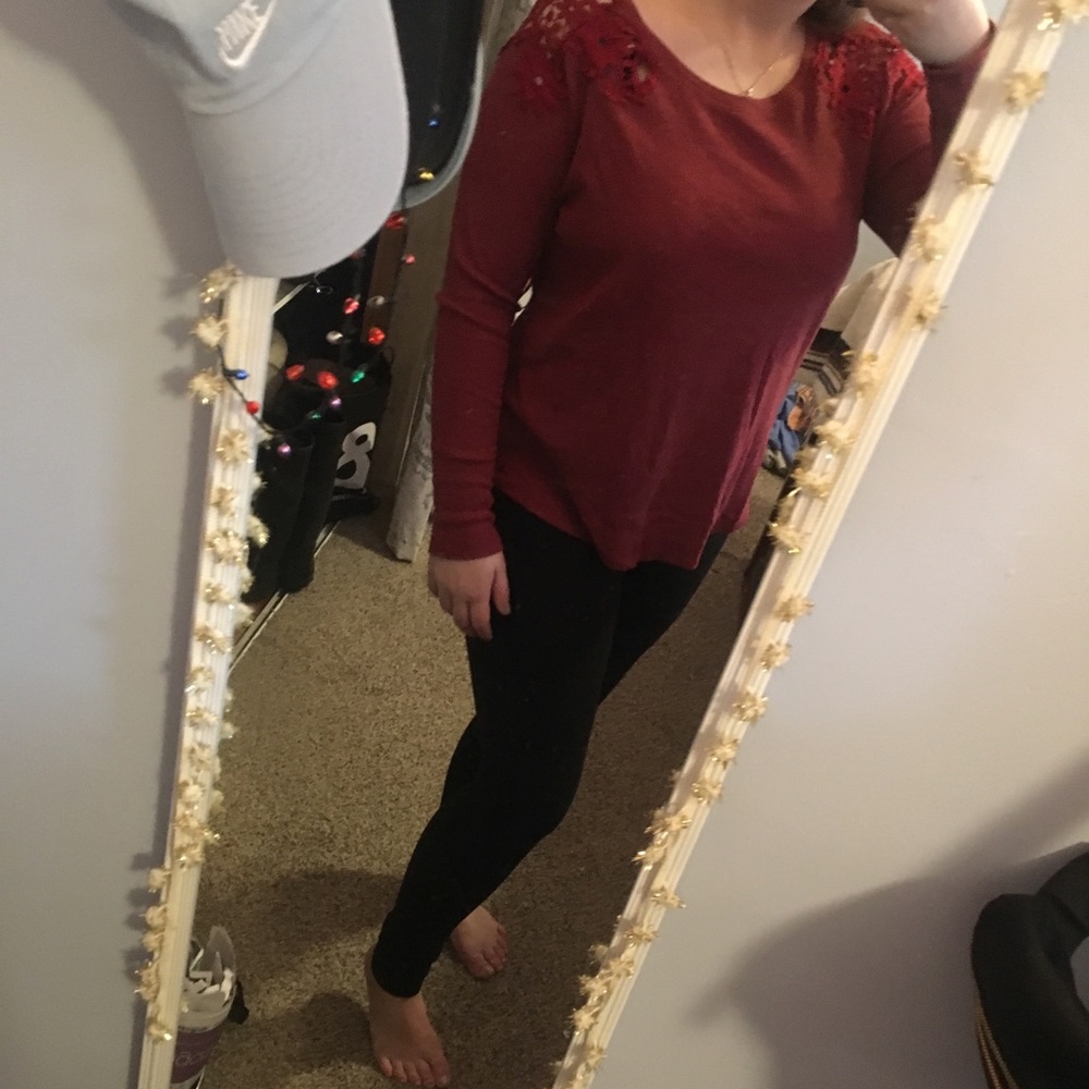 BOGO FREE Red Long Sleeve American Eagle shirt